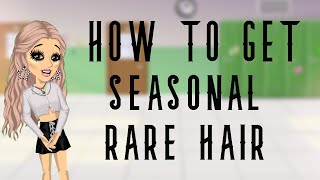 HOW TO GET SEASONAL RARE HAIR ON MSP hurry before its patched [upl. by Aneral]