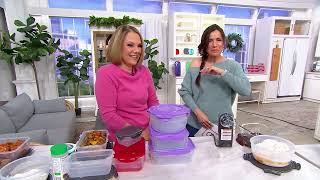 LocknLock 9Piece MultiShape Nestable Container Set on QVC [upl. by Beera]