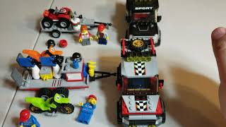 Lego ATV and Dirt Bike Transporters [upl. by Ahsekim]