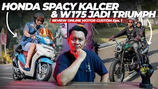 W175 Mirip Triumph amp Honda Spacy Paling Kalcer Rotom Eps01 [upl. by Enitsenrae]