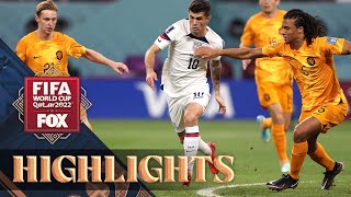 Netherlands vs United States Highlights  2022 FIFA World Cup  Round of 16 [upl. by Sam]