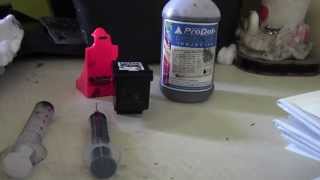 How to refill Hp 802 Black Ink Cartridge at home within minutes [upl. by Aissilem]