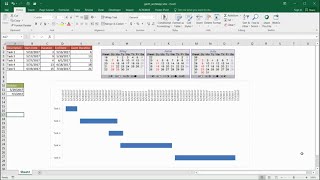 Create Gantt Chart to Show Workdays Only [upl. by Thier]