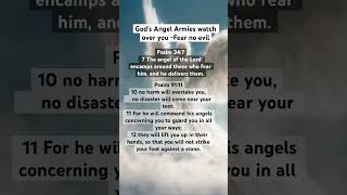 God’s angel armies watch over youFear no evil shorts god angel jesus inspiration prayer [upl. by Asilahs896]