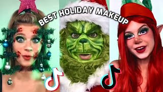 HOLIDAY MAKEUP COMPILATION  Sydney Morgan TikTok Compilation [upl. by Euqinue]