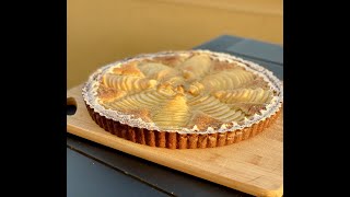 Almond Pear Tart – Bruno Albouze [upl. by Relda]