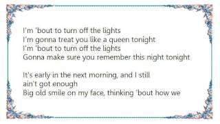 Charlie Wilson  Turn Off the Lights Lyrics [upl. by Menon]