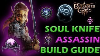 BEST Soul Knife Mystic Build Guide for Baldurs Gate 3 MOD  BG3 [upl. by Xed850]