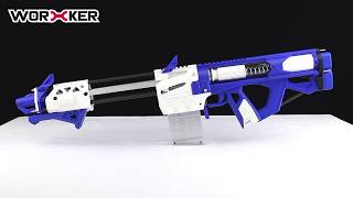 Worker Caliburn  3D Printed Nerf Blaster Kit [upl. by Einrae]