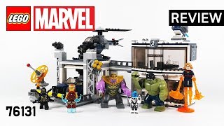 레고 슈퍼히어로즈 76131 어벤져스 연합 전투Avengers Compound Battle  리뷰Review레고매니아LEGO Mania [upl. by Anilag]