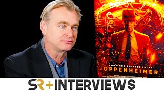 Oppenheimer Interview Christopher Nolan On Inspiration For The First Person Script [upl. by Pawsner]