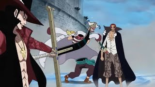 Mihawk explains why he fled Marineford when Shanks arrived  One Piece [upl. by Nidnarb]