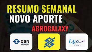 FERROU EM BBAS3 COM QUEBRA DA AGROGALAXYNOVO APORTE EM TRPL4 E CMIN3 SÃƒO DESTAQUES DA SEMANA [upl. by Ecnahc]