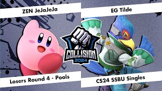 Collision 2024  JeJaJeJa Kirby VS Tilde Falco  Ultimate Singles Pools  Losers Round 4 [upl. by Dorcas320]