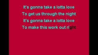 Nicolette Larson  Lotta Love Karaoke [upl. by Aroon]