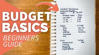 Budgeting for Beginners  How to Make a Budget From Scratch 2021 [upl. by Mafalda]