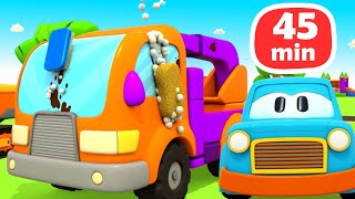 Car cartoons amp Car games for kids Clever cars cartoons full episodes amp Learning videos [upl. by Ettelimay]