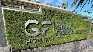 GF Gran Costa Adeje Hotel Tour Tenerife including double room pool restaurants and activities [upl. by Itsuj]