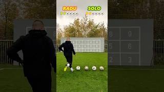 👻 RADU vs SOLO🔥 Who will win 🎯⚽️ football soccer skills challenge shortsfootball [upl. by Hibbert495]