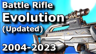 The Complete Evolution of Halos Battle Rifle [upl. by Edgell]