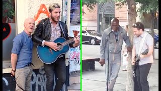 When Celebrities Surprising Street Performers By Joining Them [upl. by Ute286]