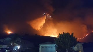 LIVE Line Brush Fire Highland CA San Bernardino County Breaking News [upl. by Merwyn]