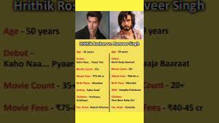 Hrithik roshan vs Ranveer Singh [upl. by Tomasz]