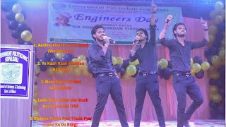 Non Stop Medley Karaoke Live Performance  By Dhananjay dhvni  GPG College EngDay Function 2024 [upl. by Shaia]