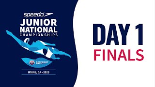 Day 1 Finals  2023 Speedo Junior National Championships [upl. by Alban982]