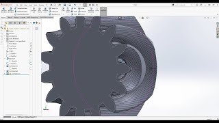 Drawing process of the sphere gear and monopole gear on solidworks [upl. by Anyahs]