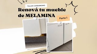 Cómo reparar muebles de melamina  Parte 1 [upl. by Aihsinat]