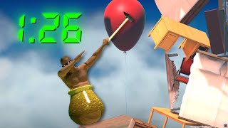 Getting Over It Speedrun In 126711 [upl. by Kosey]