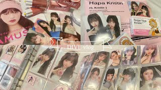 【DIVE vlog】Hapa Kristin amp AMUSE購入品🐰💗  かわいい収納方法💕全員コンプWONYOUNG ＆REI photo card collection🎀pink cute [upl. by Goldarina]