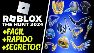 ✅¡Como Hacer RÁPIDO EVENTO Roblox The Hunt 2024 Y TENER TODOS LOS PREMIOS [upl. by Ojeillib]