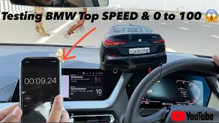 Testing 0 to 100 of BMW 220i on Mumbai Expressway 😱🏁  Top speed of BMW [upl. by Carmena]