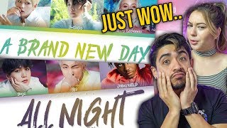 BTS A Brand New Day amp All Night Mind Blown Reaction [upl. by Yesnnyl]