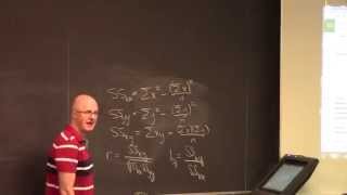 Intro Statistics most of Lecture 7A Random Digits SS Formulas Regression Line vs SD Line [upl. by Rorrys]