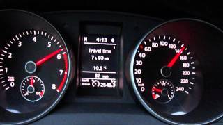 VW Golf 6 TSI 14 DSG 122bhp 0215 km acceleration [upl. by Aitnwahs]