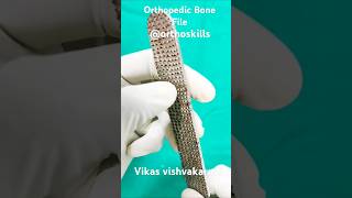 Orthopedic Bone Fileorthoskills Bone File usesurgical bone filetrandingvideo shortsortho [upl. by Llewon947]