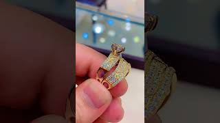 18k Gold Ring Daimond Ring❤️👀viral foryou [upl. by Eneluj]