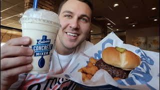 CULVERS Butter Burger WOW First time trying it [upl. by Nowad]