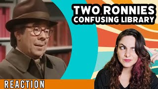 THE TWO RONNIES  The Confusing Library  REACTION [upl. by Hubsher773]