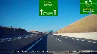 ROAD TRIP GREECE 2019 PART 4 A1E75 EVZONOI THESSALONIKI  A2E90 EGNATIA ODOS  IOANNINA [upl. by Schulein]