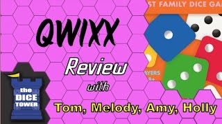 Qwixx Review  with the Vasel Girls [upl. by Etnovaj]