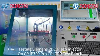 Testing Siemens VDO Piezo Injector on the CR IP700 CRI CRP Test Bench [upl. by Poler348]