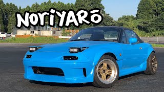 Mazda Miata the best LOW POWER drift car Suspension mods only at Minami Chiba Circuit [upl. by Notelrahc]