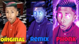 Jingle Bells  Brazilian kid Original vs Remix vs Phonk All Version [upl. by Atiuqin562]