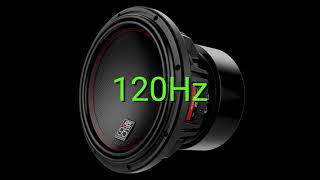 Tone frequency 120Hz Test your hearing speakersheadphonessubwoofer [upl. by Demetra]