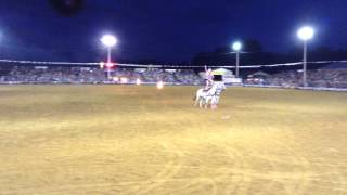 Roman Riding at the Spooner Wi PRCA Rodeo Jessica Blair [upl. by Artair]