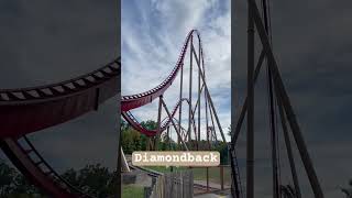 Diamondback Hypercoaster Kings Island [upl. by Yorel]